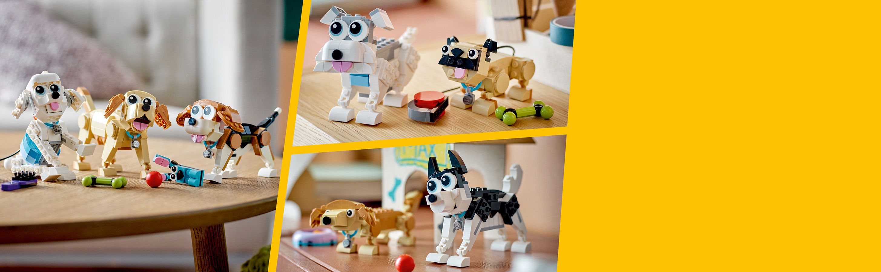 Zábava s pejsky LEGO® z kostek